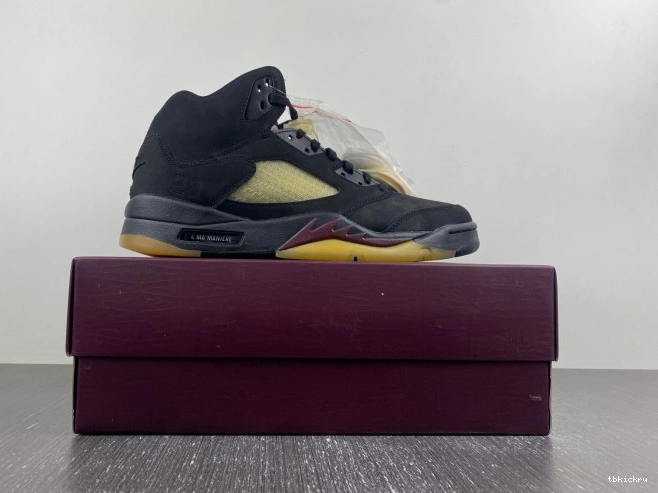 Rep TBkick 5 Black FD1330-001 Maniere x Air A Jordan Ma 0722